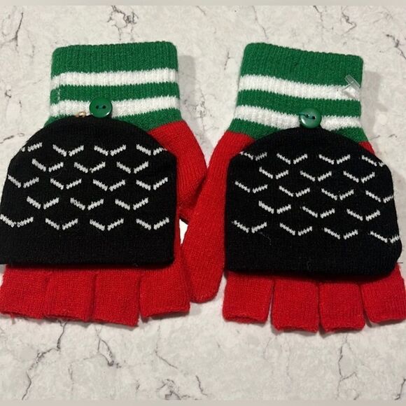 3-piece Winter Wear Set l Beanie & Fingerless Gloves l New - Picture 6 of 6